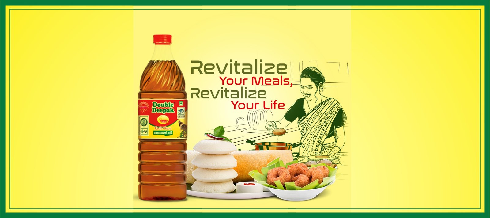 Double Deepak - Premium Kachi Ghani Mustard Oil in Your Kitchen