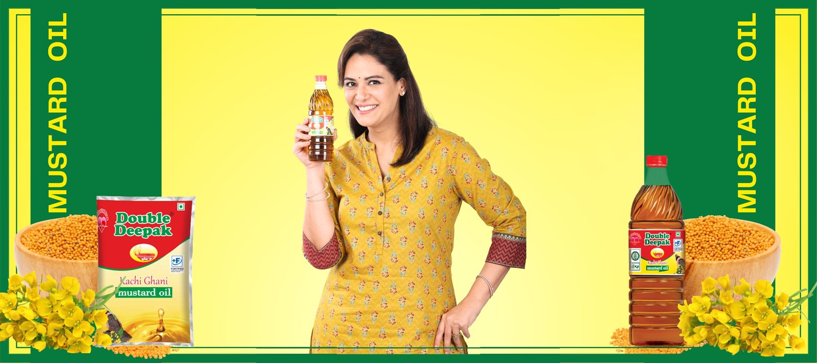 Double Deepak - Revel in the Benefits of Premium Kachi Ghani Mustard Oil