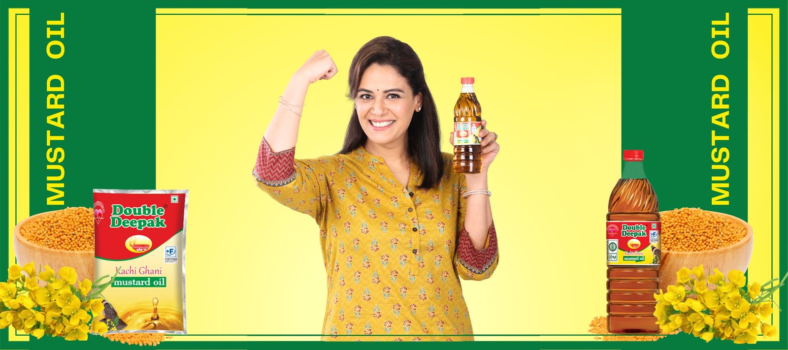 Double Deepak - Revel in the Benefits of Premium Kachi Ghani Mustard Oil