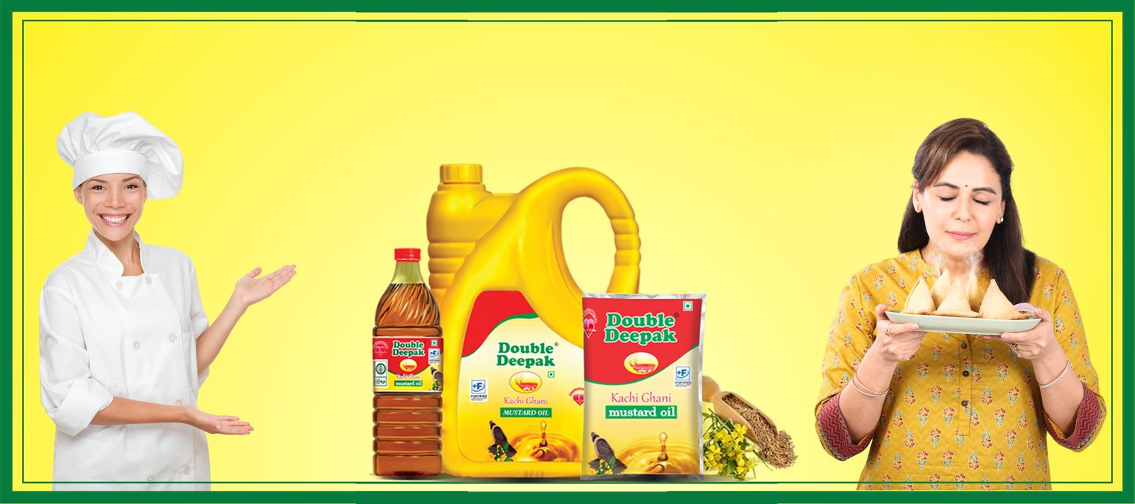 Double Deepak - Transform Your Cooking into Joy with Premium Kachi Ghani Mustard Oil