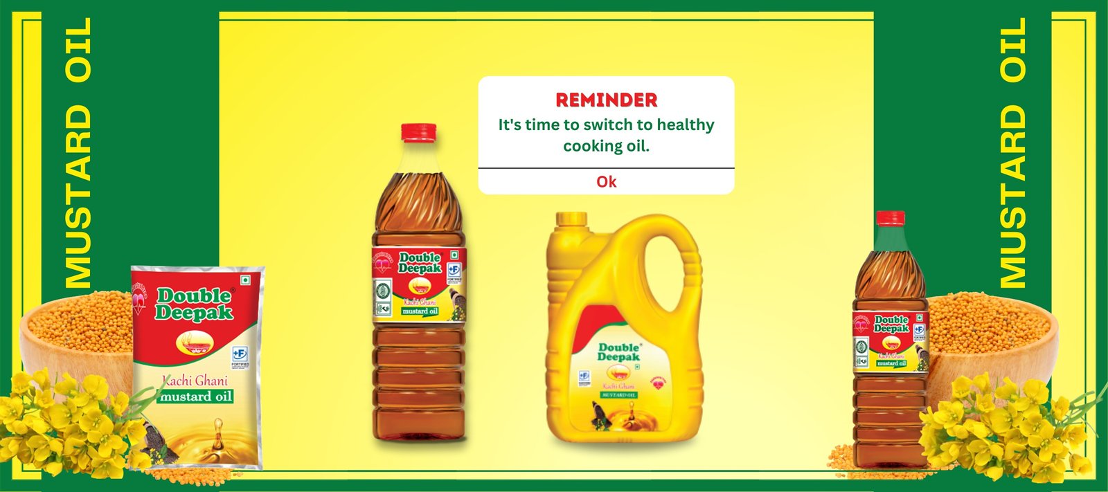 Double Deepak - Make the Healthy Switch with Kachi Ghani Mustard Oil for Your Kitchen