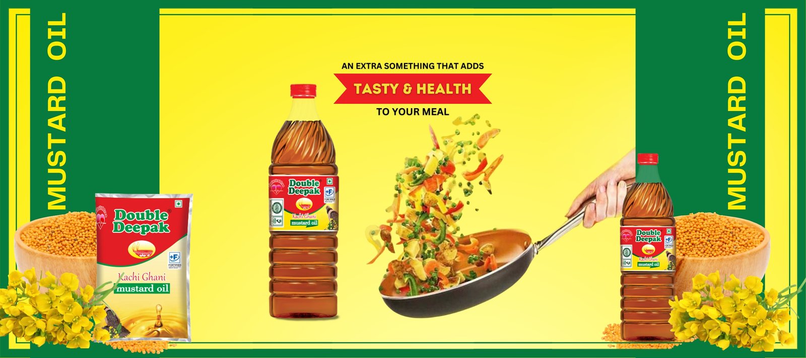 Double Deepak - The Health and Taste Benefits of Kachi Ghani Mustard Oil