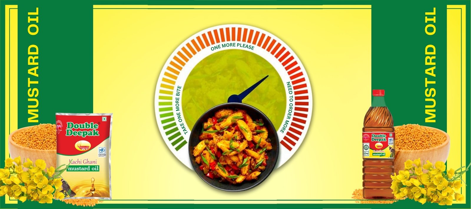 Double Deepak - Unlock the Secret to Healthy and Flavorful Cooking with Kachi Ghani Mustard Oil