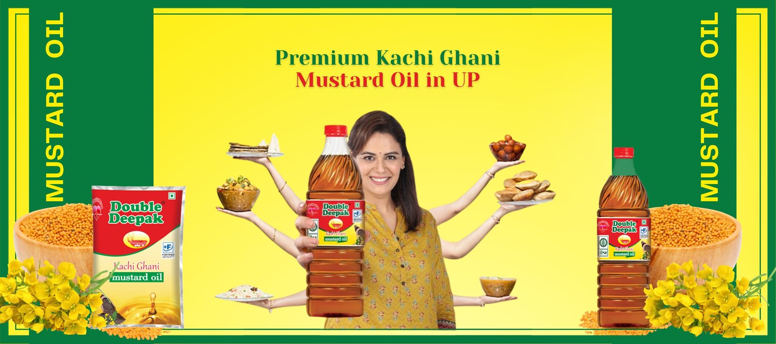 Double Deepak - Premium Kachi Ghani Mustard Oil in UP