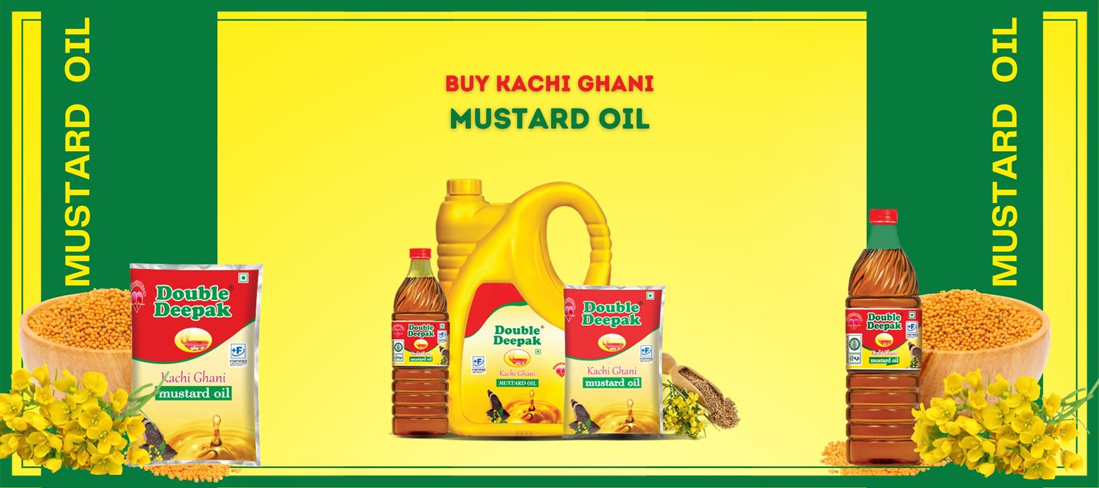 Double Deepak - Buy Kachi Ghani Mustard Oil in Agra