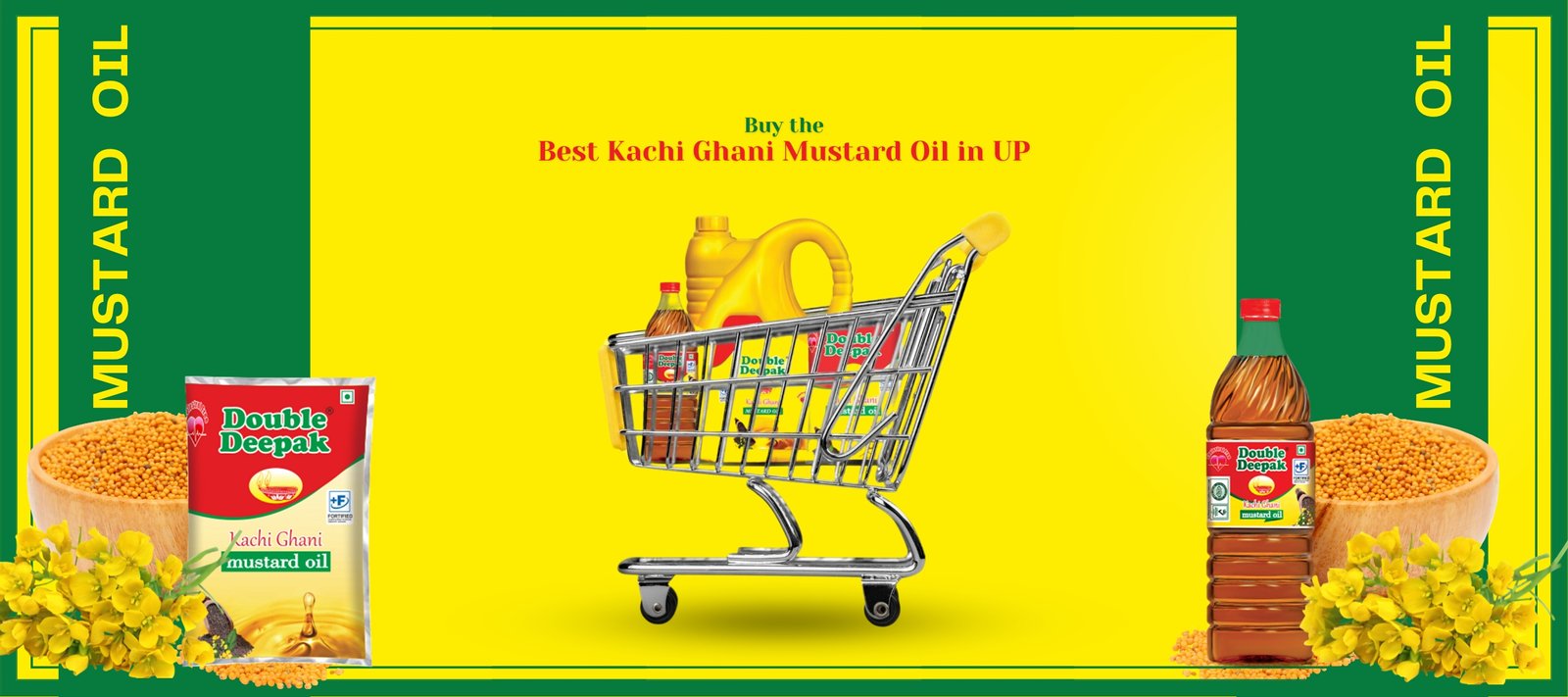 Double Deepak - Buy the Best Kachi Ghani Mustard Oil in UP