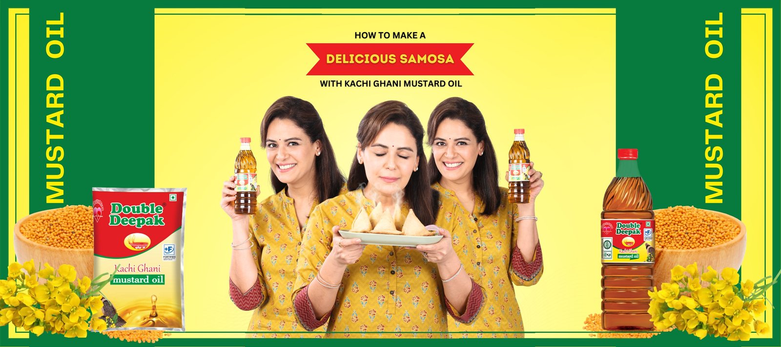 Double Deepak - How to Make a Delicious Samosa with Kachi Ghani Mustard Oil