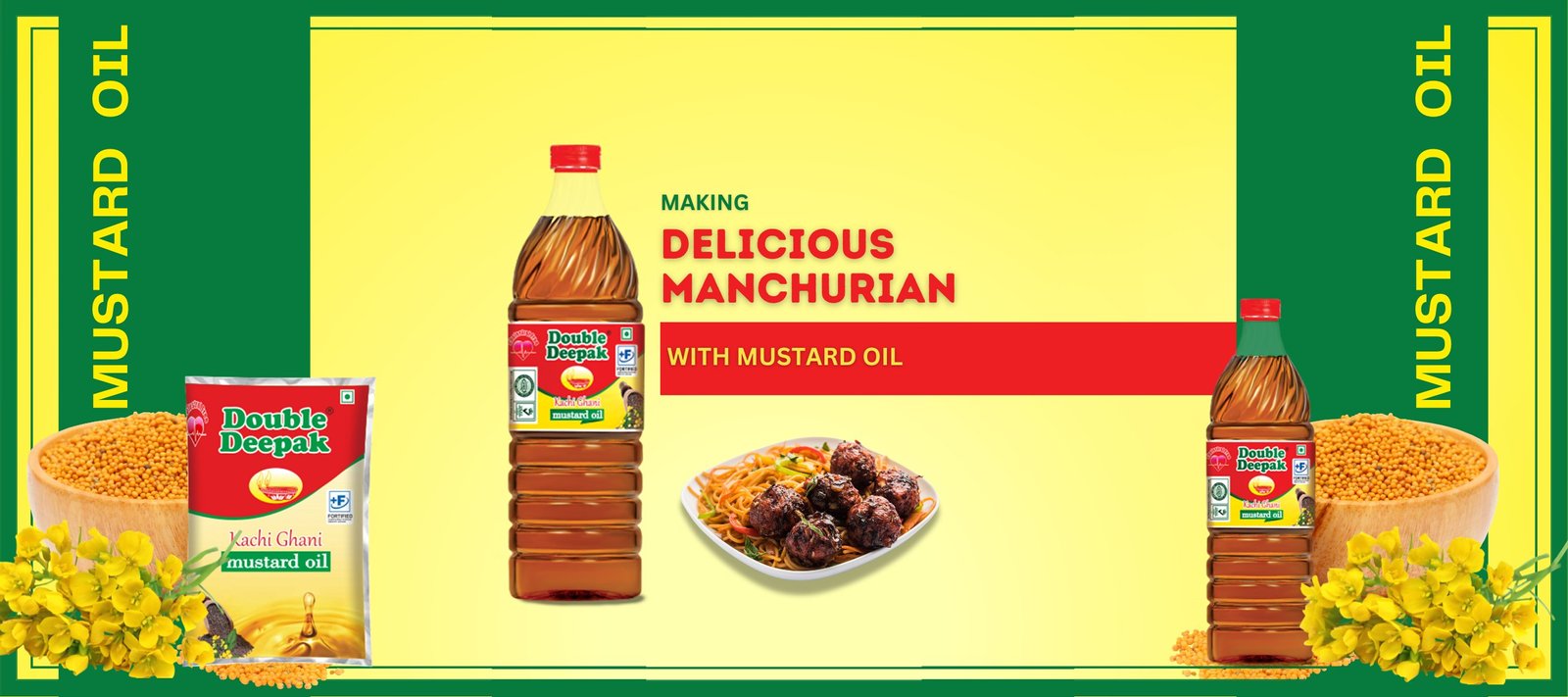 Double Deepak - Making Delicious Manchurian with Mustard Oil