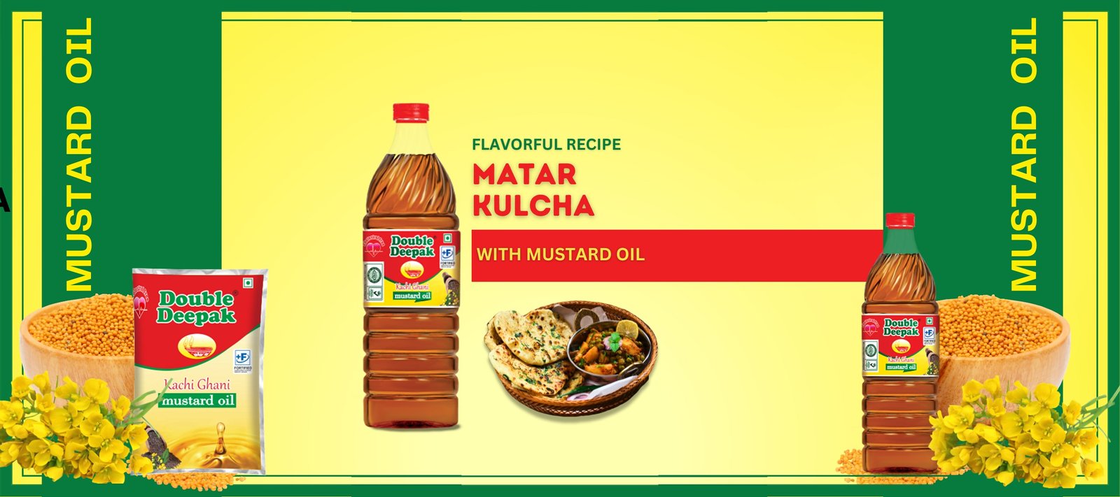 Double Deepak - Matar Kulcha with Mustard Oil A Simple and Flavorful Recipe